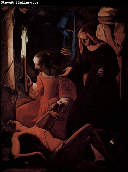 Georges de La Tour St Sebastian tended by St Irene